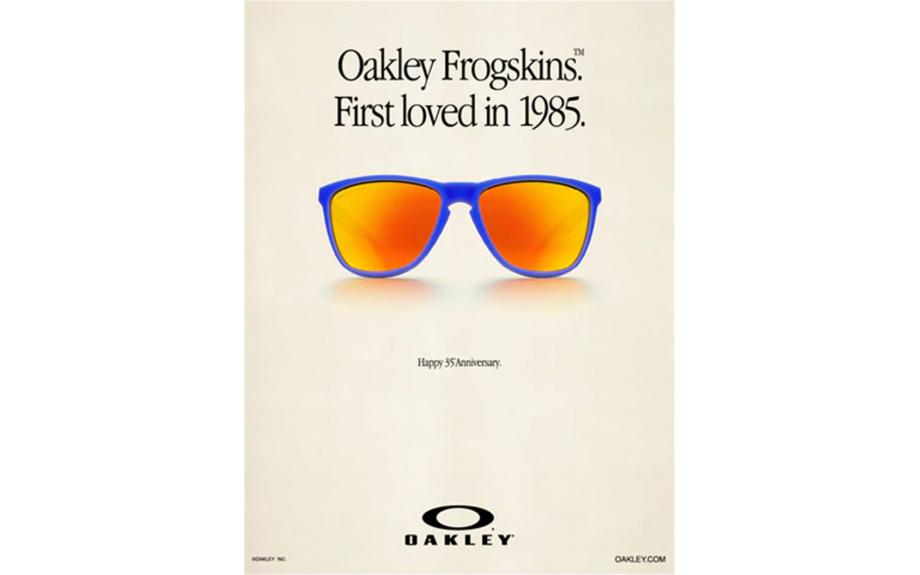 Lægge sammen Installation kløft Oakley Frogskins™ 35th Anniversary Polished Black OO9444-05 57 - Free  Shipping | Shade Station